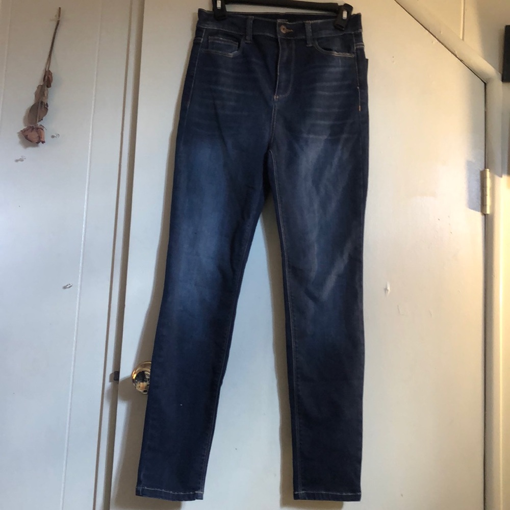 Forever 21- Dark wash high waist skinny jeans